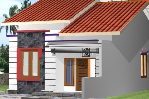 Desain Rumah Type 36 di Hook Unik dan Lucu